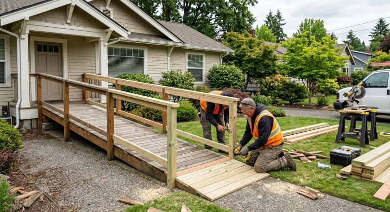 Handicap Ramp Replacement in Kansas City, KS